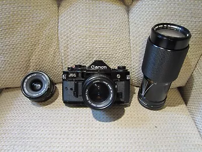 Canon A1 With F1.4 50mm Lens And Other Canon Lenses • £35