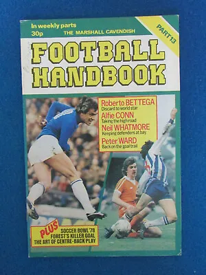 £2.99 • Buy The Marshall Cavendish Football Handbook - Part 13 - 1978