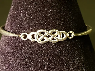 A Kit Heath .925 Sterling Silver Celtic Knot Bangle / Bracelet • £25