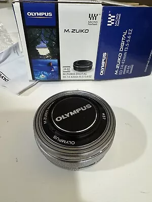 Olympus M.Zuiko Digital ED 14-42mm F/3.5-5.6 EZ Pancake Lens - Silver • $32