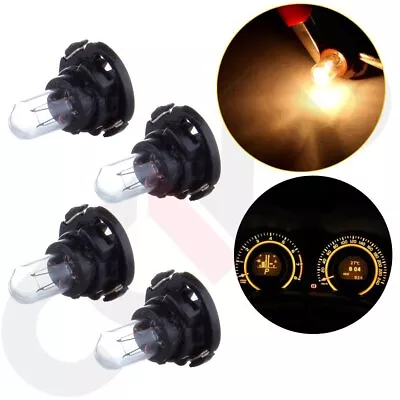 4X T5/T4.7 Neo Wedge Halogen Bulb Dash AC Climate Control Lights 12MM Warm White • $8.99