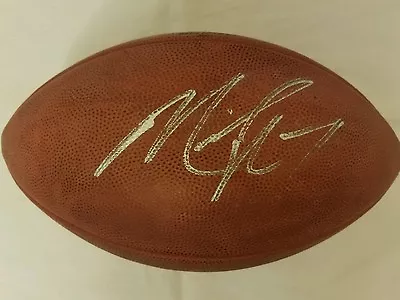 MICHAEL VICK EAGLES SIGNED GAME FOOTBALL JSA Witnessed • $199