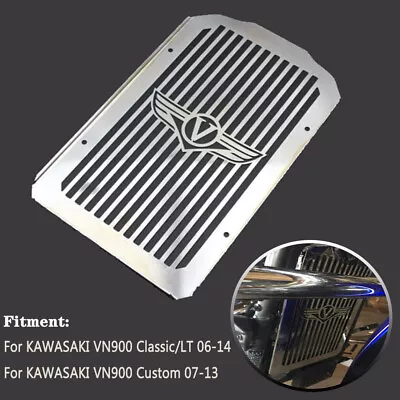 Motorcycle Radiator Cover Guard For Kawasaki Vulcan 900 VN900 Classic LT Custom • $63.12