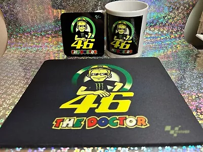 Valentino Rossi THE DOCTOR 46 Coffee Mug Oz11  Coaster  And Mouse Pad/mat • £6