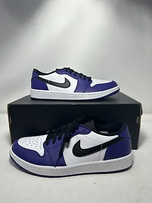 Brand New Nike Jordan 1 Retro Low Golf Court Purple DD9315-105 US Men's 9.5-12 • $124.99