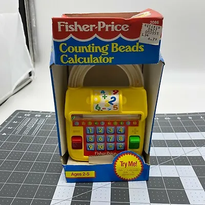 New Vintage 1992 Fisher Price Counting Beads Calculator • $12.99