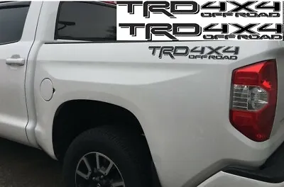 TRD 4x4 OFF ROAD Toyota Tacoma Tundra Vinyl Decals Stickers • $15.89