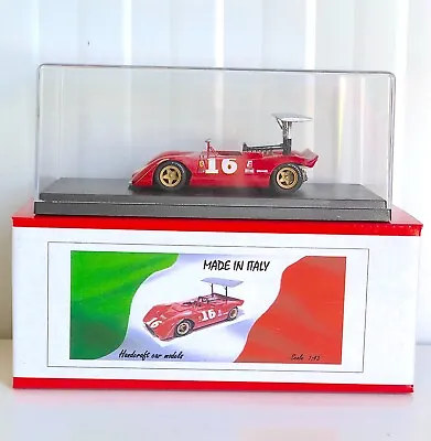 Rare Mg Model Ferrari 612 Can Am 1969 #16 Chris Amon Ltd Ed 6/50 Made Italy 1:43 • $180.54