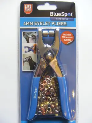 £6.95 • Buy Eyelet Tool Kit 4 Mm Eyelets Grommets Eyelet Plier Set Brass Nickel Bronze
