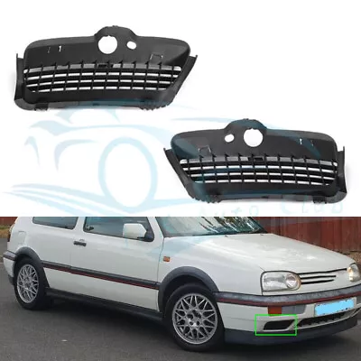 Front Bumper Lower Grille 2pcs C For VW VolksWagen Golf MK3 1993-1998 • $28