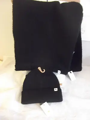 Radley Black Knitted Scarf And Hat BNWT  Ladies Gift RRP £98 • £59.95
