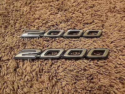 HONDA Genuine S2000 AP1 AP2 Fender Side Chrome Emblem Badge Right & Left   2000  • $39.99