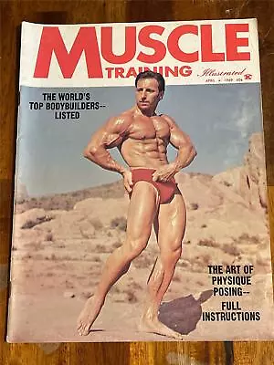 MUSCLE TRAINING ILLUSTRATED Bodybuilding Magazine ED GIULIANI 4-69 • $11.50