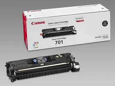 Genuine Canon 701B (9287A003AA) Black Toner Cartridge • £19.83