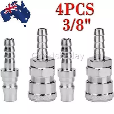 4PCS Air Hose Fittings Nitto Type Male Female Barb Coupler Compressor Kit Tool • $15.91