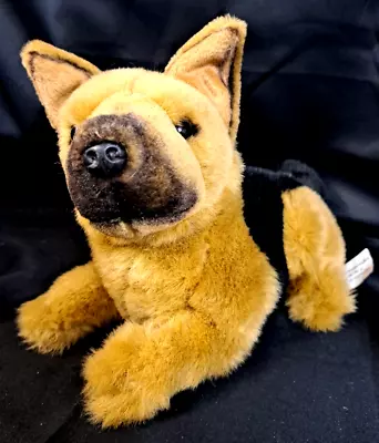 E & J Classic Realistic German Shepherd Dog Puppy 14 X6.5 X8.5  Stuffed Animal • $28.11