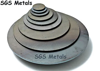 £3.30 • Buy Mild Steel 6.0mm Round BLANK DISCS Metal Plate Sheet Disc Washer 