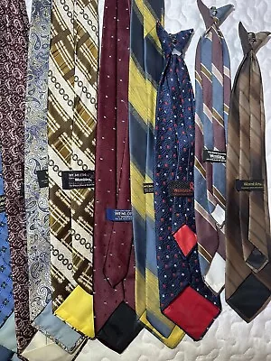 Wembley Men’s Lot Neckties Vintage  11 Total 50s 60s 70s • $20
