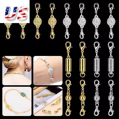 24x Strong Magnetic Clasp Converter Necklace Or Bracelet - Easy Clasp Connector • $13.99