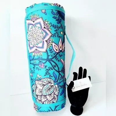 VERA BRADLEY Picnic Blanket In Turquoise Peacock Garden NWT! • $59