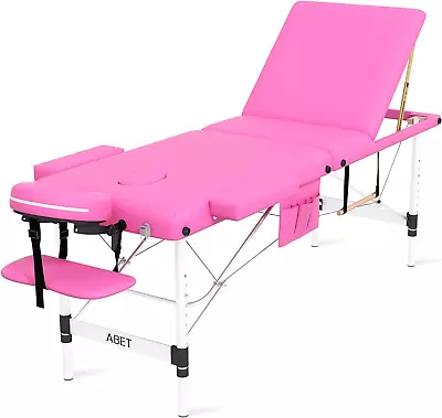 Portable Massage Table 3 Folding Professional Lash Bed Esthetician Bed Height  • $185.10