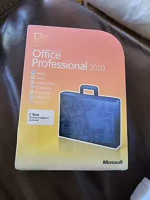 NEW SEALED Microsoft Office Professional Pro 2010 Full Version For 3 Home PC's • $199