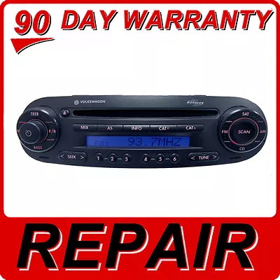 REPAIR Volkswagen BEETLE Bug CD Player 98 99 2000 01 02 03 04 05 06 07 08 09 10 • $143.10