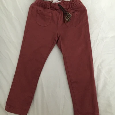 £8.99 • Buy NWT - Zara - Plum Colour Trousers - Age 4-5 Yrs - Elsaticsted Waist RRP £14.99