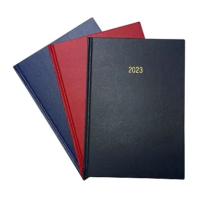 £4.99 • Buy 2023 A5 A4 Diary Day A Page / Week To View Hardback Full Year Planner 