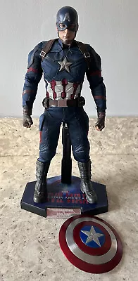 Hot Toys MMS350 Captain America Civil War 1/6 Figure • £140