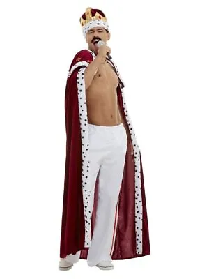 $96.05 • Buy 80s 1980s Licensed Freddie Mercury Queen Fancy Dress Royal Costume By Smiffys