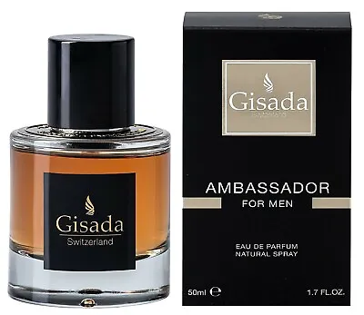 GISADA AMBASSADOR For Men 50ml Eau De Parfum Spray New & Original Packaging 50ml Men's Eau De Parfum Spray • £73.38