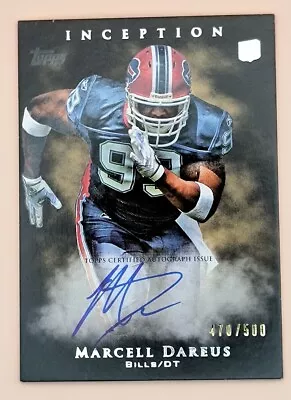 MARCELL DAREUS Rookie Auto Card #470/500 - 2011 Topps Inception Autograph • $1.99