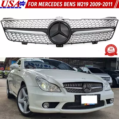 Diamond Style Grill W/ Star For Mercedes Benz 2009-2011 W219 CLS500 CLS350 • $98.69