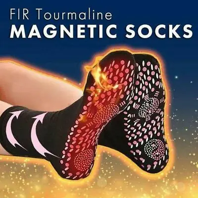 £5.92 • Buy Unisex Self Heated Socks Magnetic Therapy Non Slip Foot Winter Warm Sock BD[;