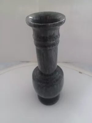 Small Marble  Heavy Vase Black & Grey  • £5