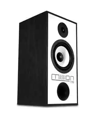 Mission 770 Bookshelf Speaker System Pair Black Oak • $4250