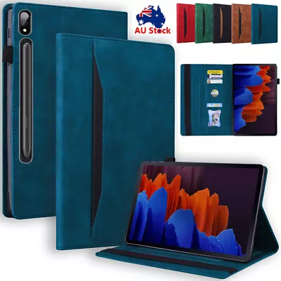 For Samsung Galaxy Tab S9 FE FE+ Tablet Shockproof Flip Leather Case Stand Cover • $5.79