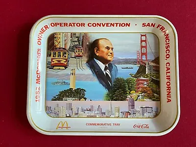 1982 McDonalds Ray Kroc Metal Serving Tray (Scarce / Vintage) • $214.29