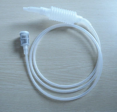 $4.39 • Buy 2m/6.5ft Aquarium Siphon Vacuum Fish Tank Hand Water Oil Pump Filling Changer