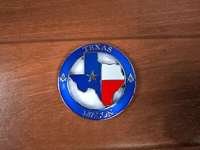 Texas Mason Edtion Lone Star Metal Chrome Car Emblem Badge Decal Decorative • $9.90