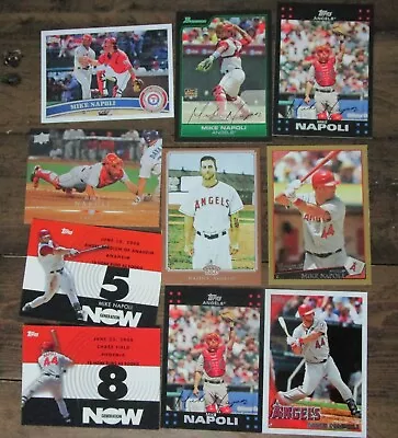 Lot Of 10 Mike Napoli Cards • $1.75