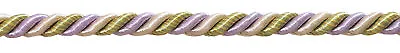 Lilac Ivory Green 5/16  Decorative Rope Cord Winter Lilac [10 Yards] • $24.98