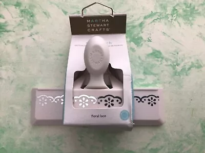 £15.99 • Buy New Boxed Martha Stewart Floral Lace Border Edge Trim Flower Craft Card Punch