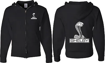 Ford Mustang Full Zip Hoodie Shelby Cobra Front And Back • $35.90