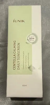 IUNIK Centella Calming Daily Sunscreen 60ml SPF 50+ NEW IN BOX • $21.73