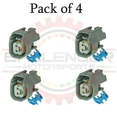 (Pack Of 4) 2 Way For Bosch Type EV6 / EV14 Injector Connector • $20.60