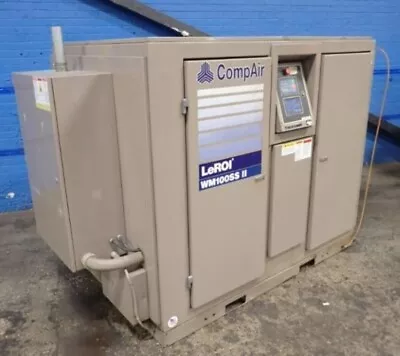 COMPAIR LeROI WM-100SS II WQ Rotary Screw Air Compressor • $9490