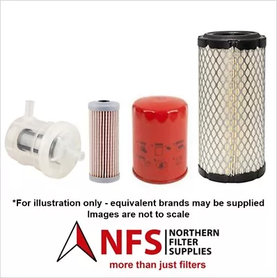 NFS Filter Kit Fits Yanmar SV08SV08-1  Air Oil Fuel Filters • £37.99