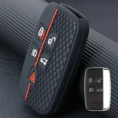 5 Button For Land Rover Range Rover Sport Jaguar Silicone Key Cover Case Protect • $9.59